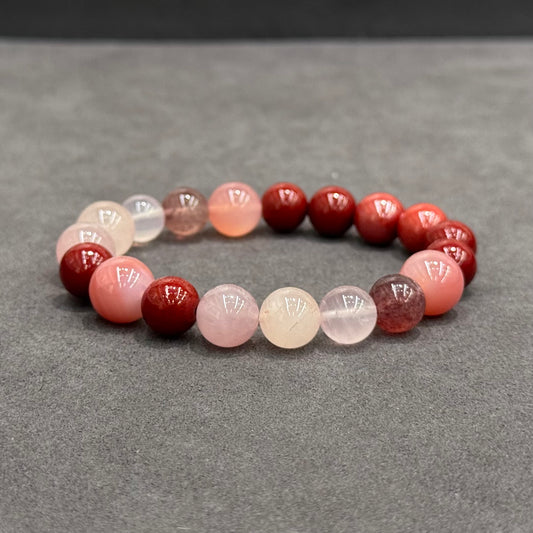Fire Elemental Flow Multi-Gemstone Bracelet - “Rises from the ashes. Fire never dies.”