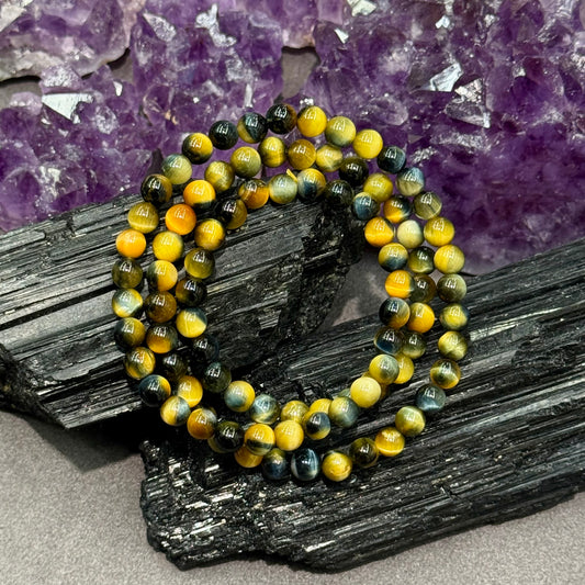 Blue-Golden Tiger’s Eye Bracelet - Shadowlight Vision