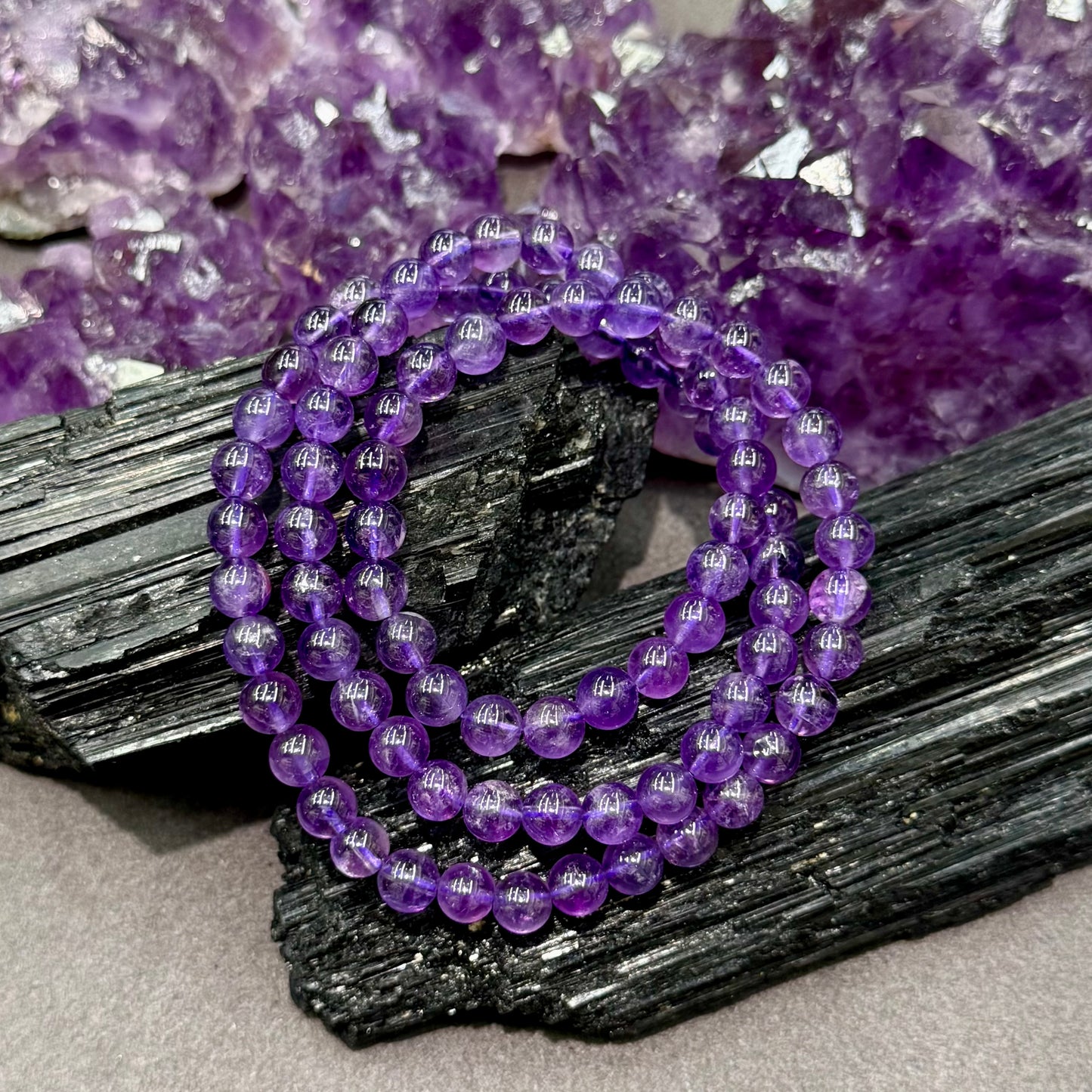 Brazilian Icy Lavender Amethyst Bracelet - Dream Path