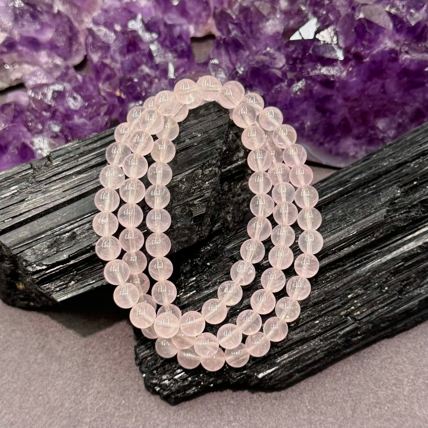 Mozambique Rose Quartz Bracelet - Love Ourselves