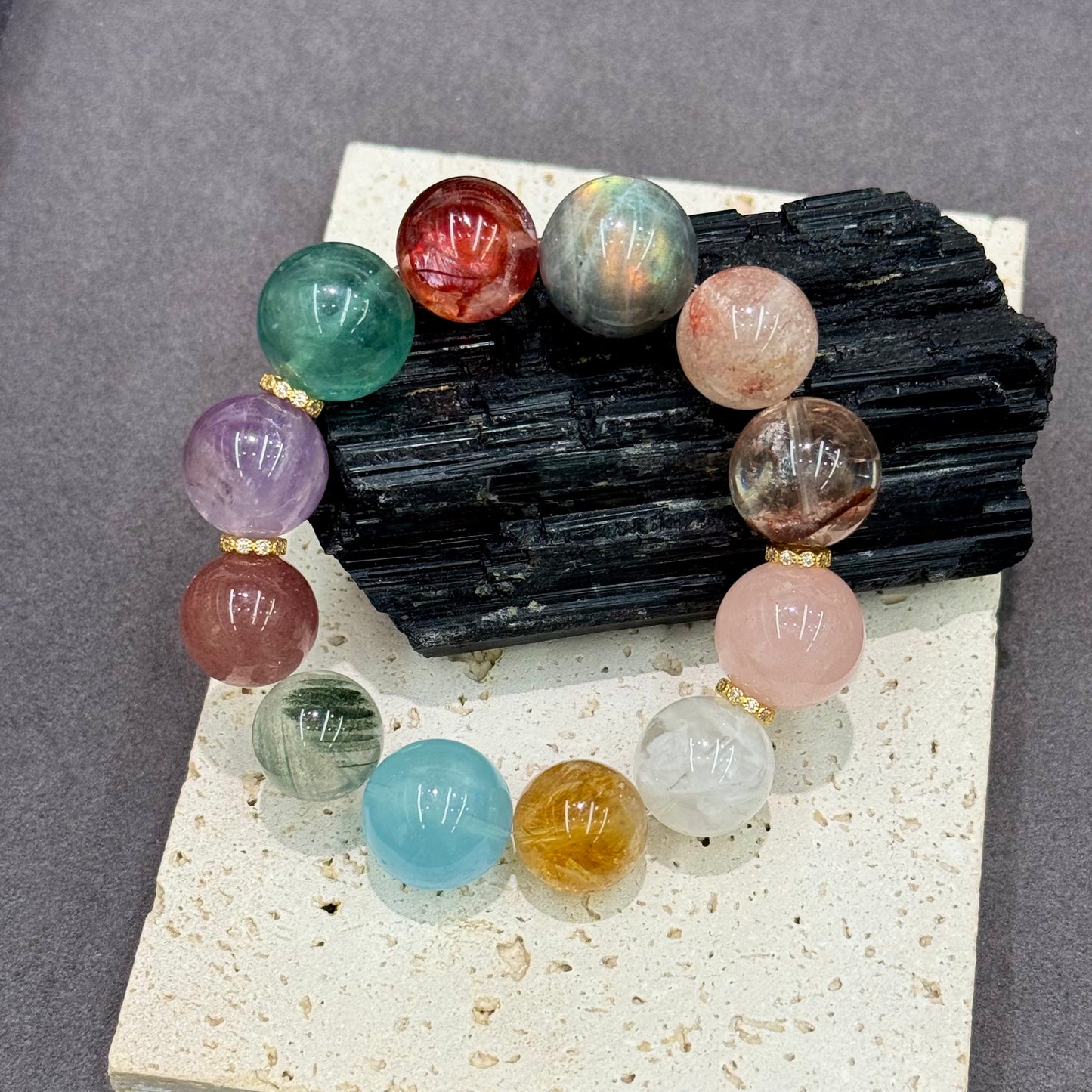 Universal Elements Multi-Gem  Bracelet - Planets