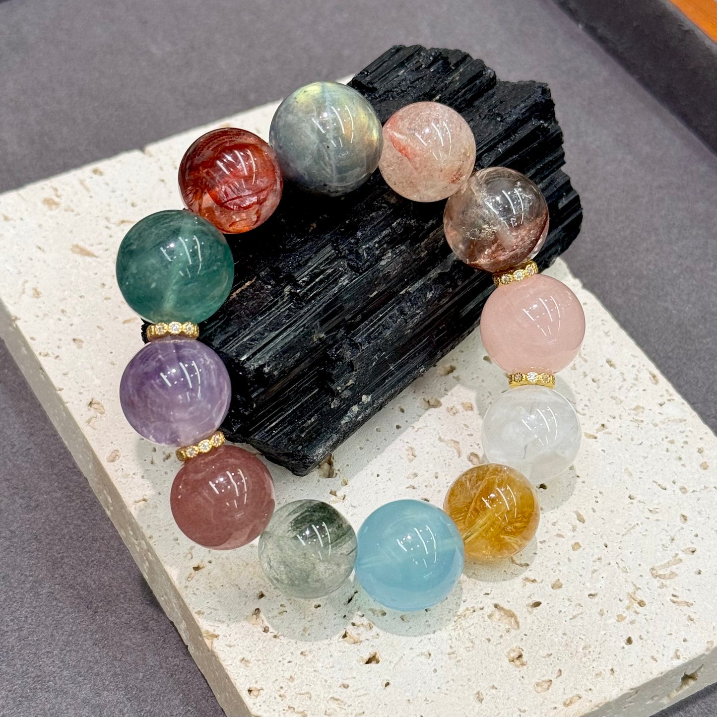 Universal Elements Multi-Gem  Bracelet - Planets