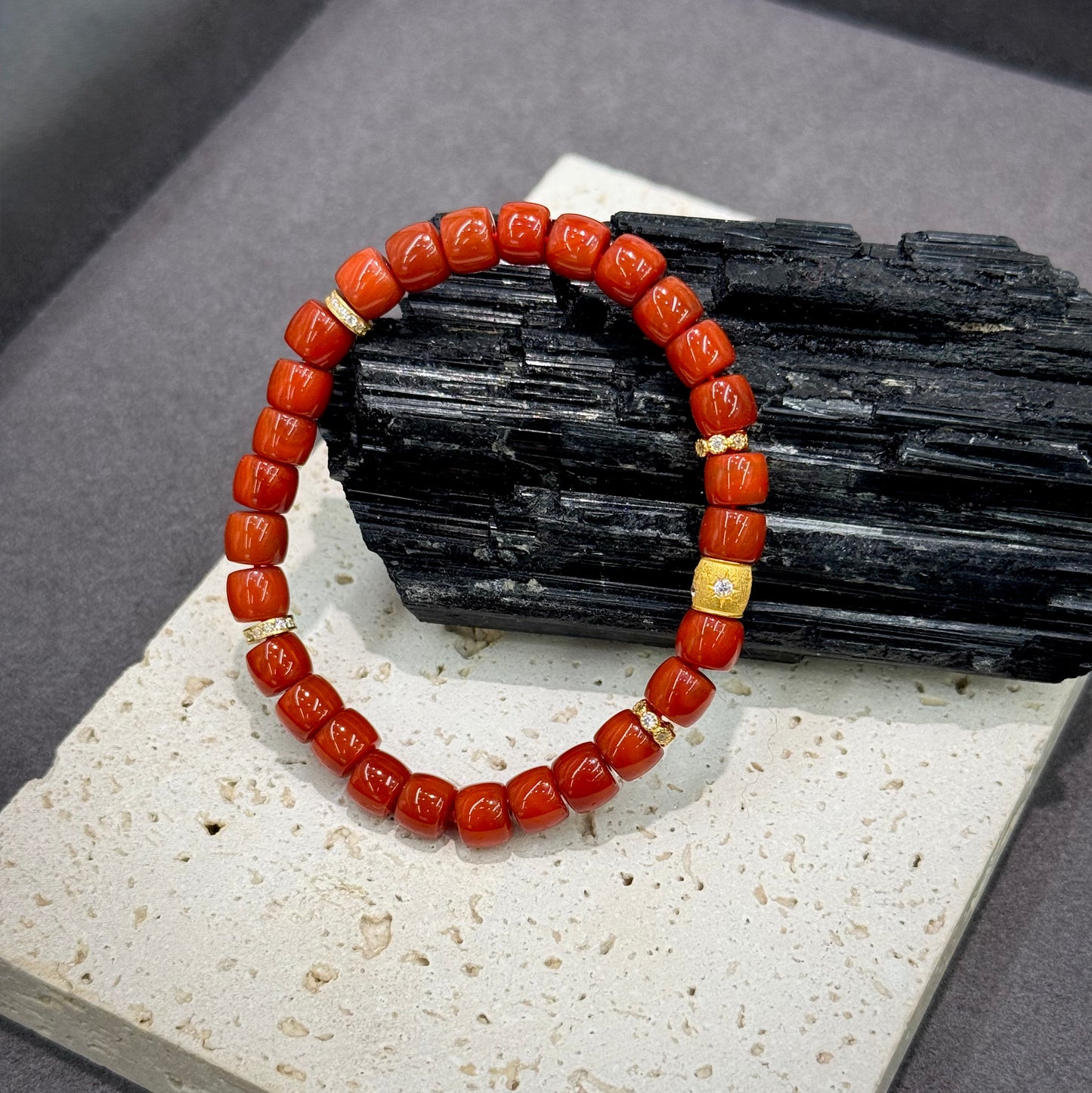 South Red Agate Bracelet - Vitality & Elegance