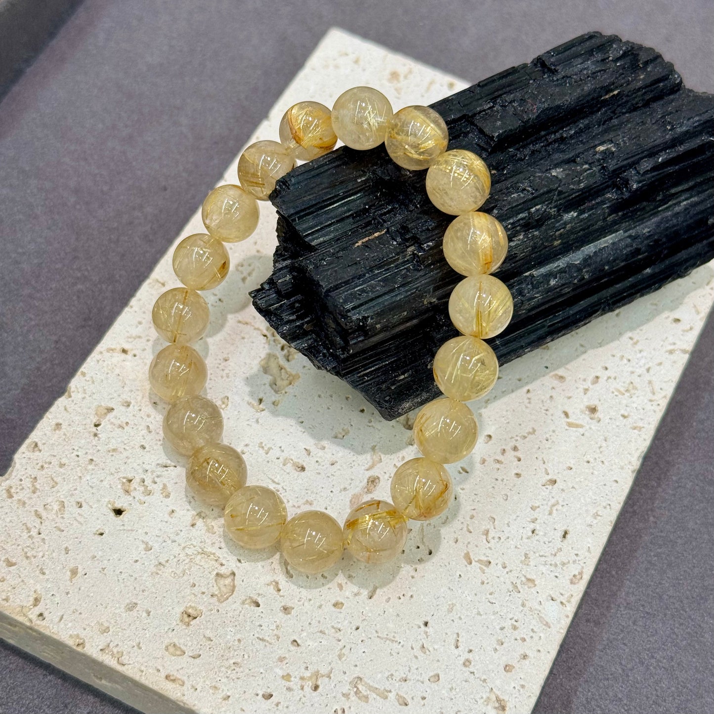Golden Rutilated Quartz Bracelet - Prosperity