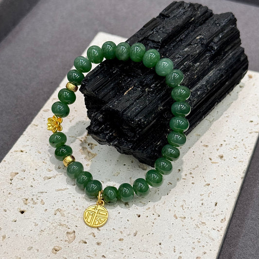 Jasper Bracelet - Lotus Guardian