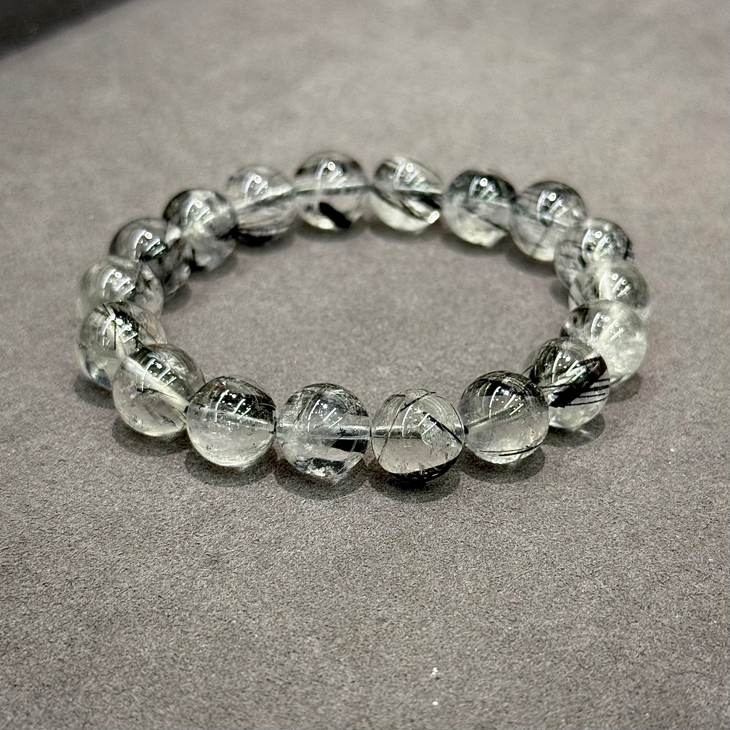 Black Rutilated Quartz Bracelet - Black Guardian