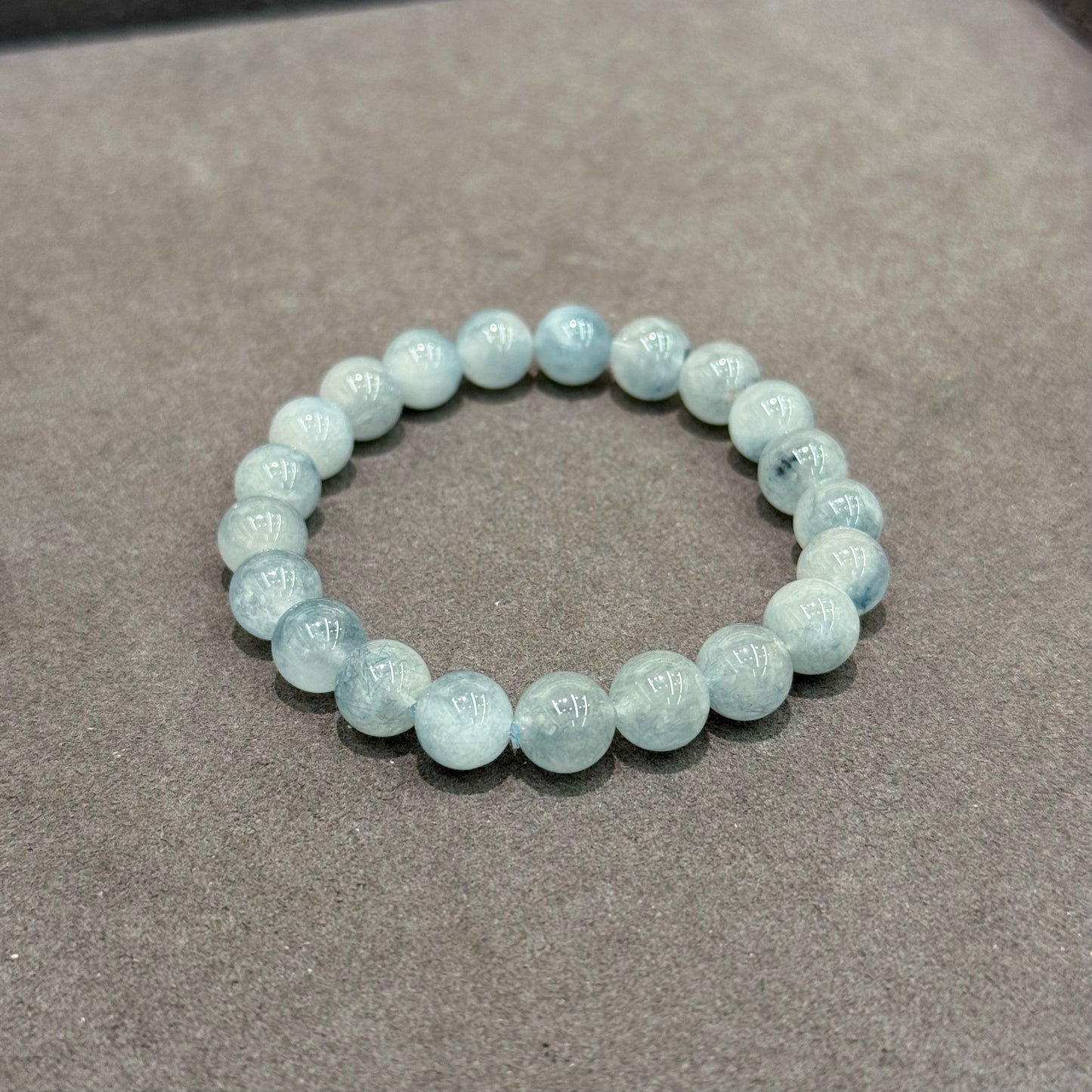 Blue Rutilated / Rabbit Hair Quartz Bracelet - Mini Blue Rabbit