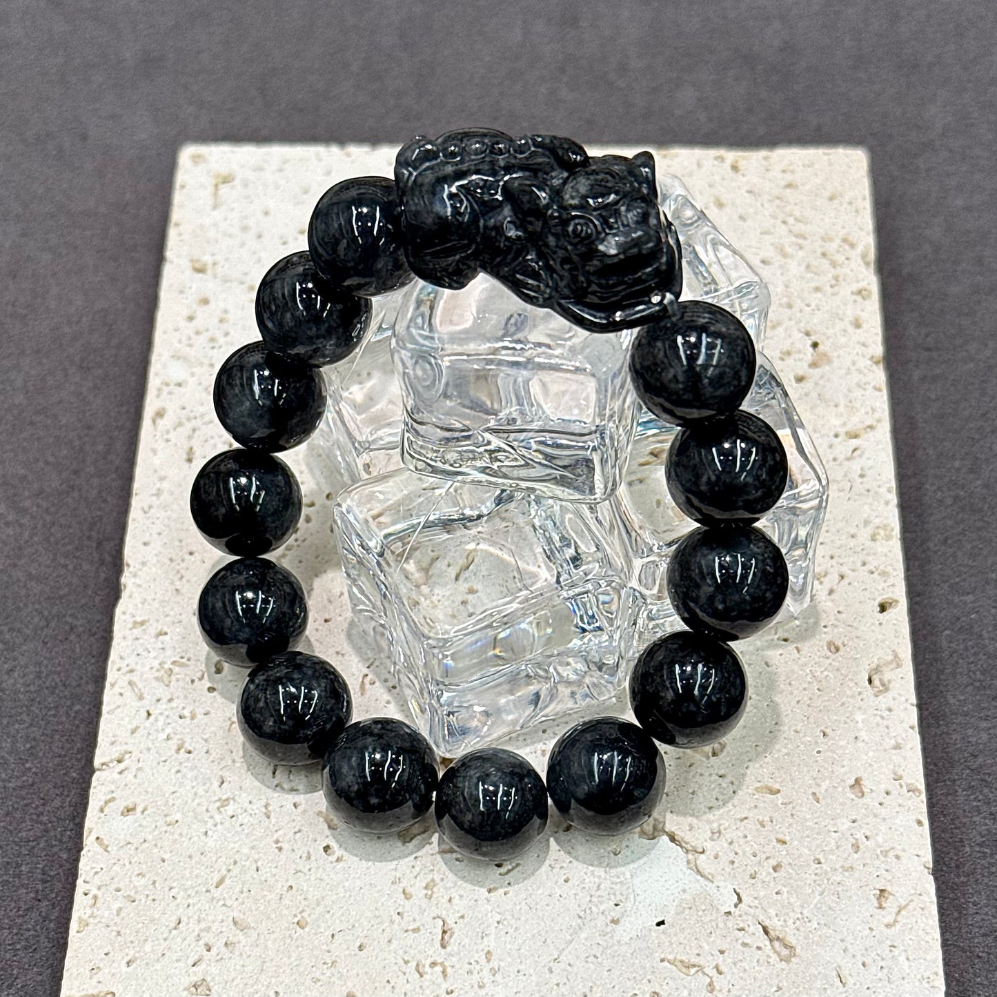 Black Jade Pixiu Bracelet - Pixiu for Prosperity