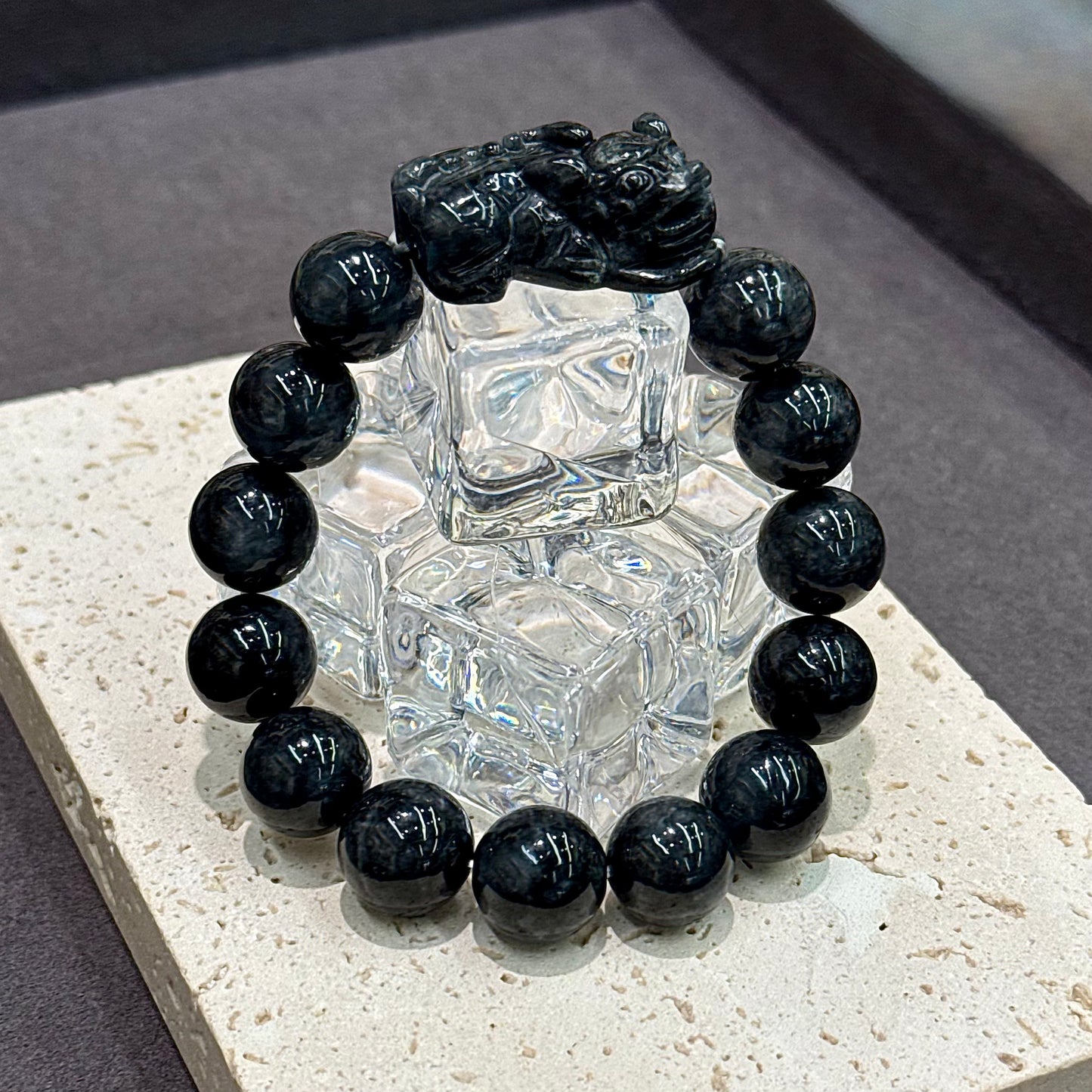 Black Jade Pixiu Bracelet - Pixiu for Prosperity