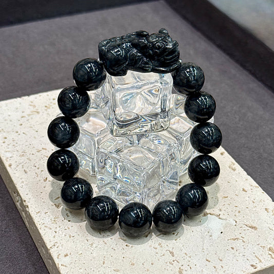 Black Jade Pixiu Bracelet - Pixiu for Prosperity