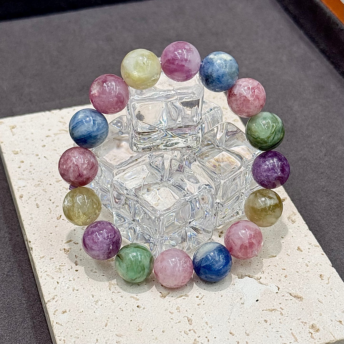 Multicolor Emerald Mica Bracelet - Candy Shine