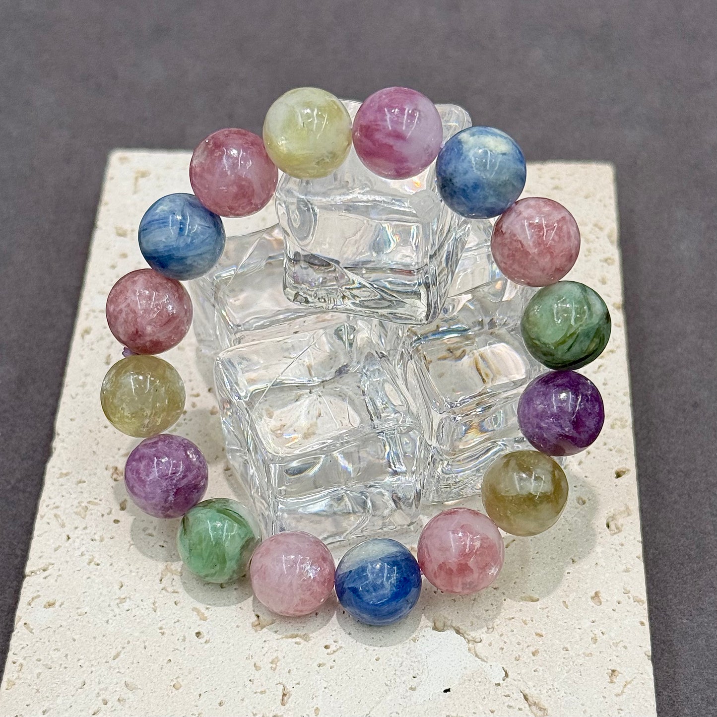 Multicolor Emerald Mica Bracelet - Candy Shine