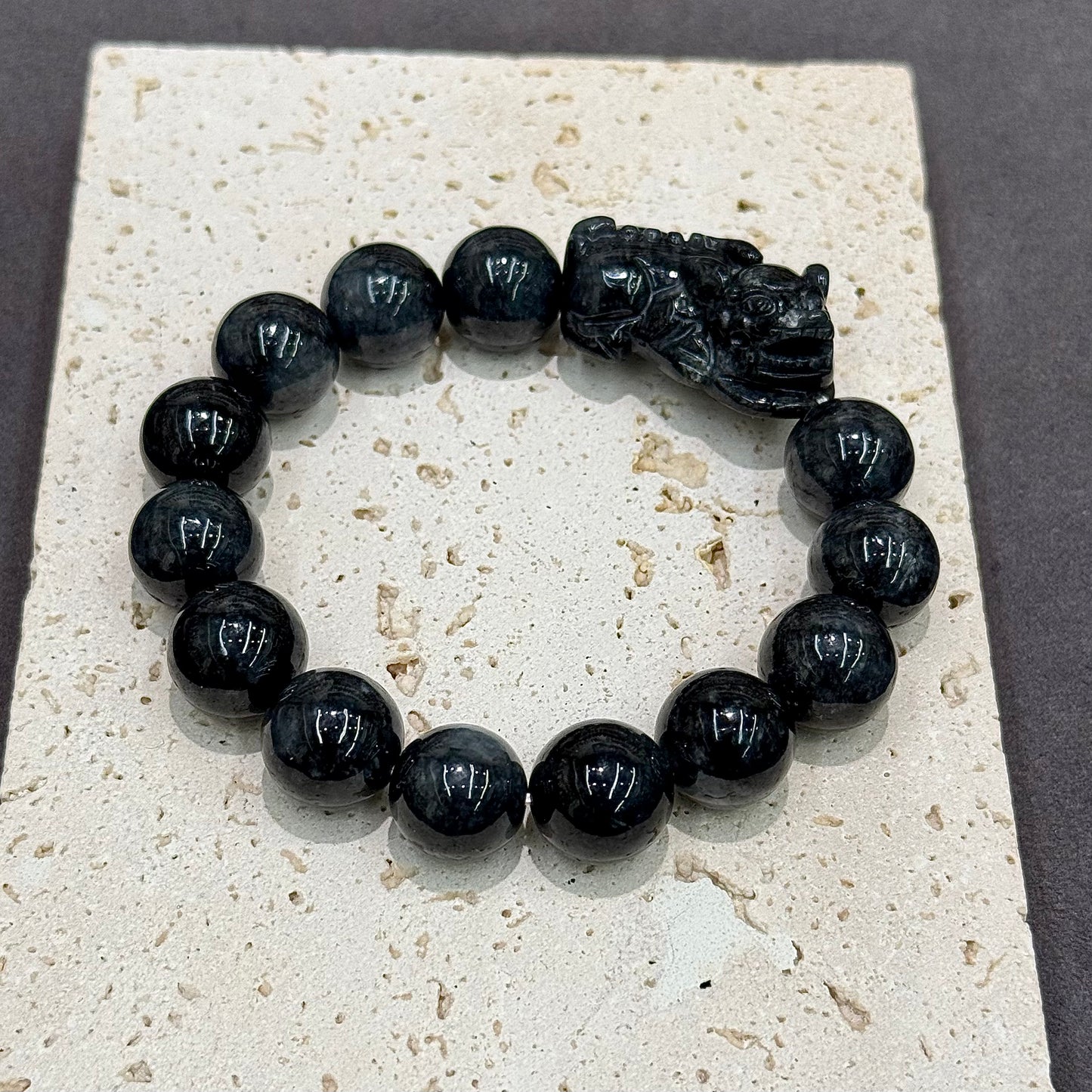 Black Jade Pixiu Bracelet - Pixiu for Prosperity