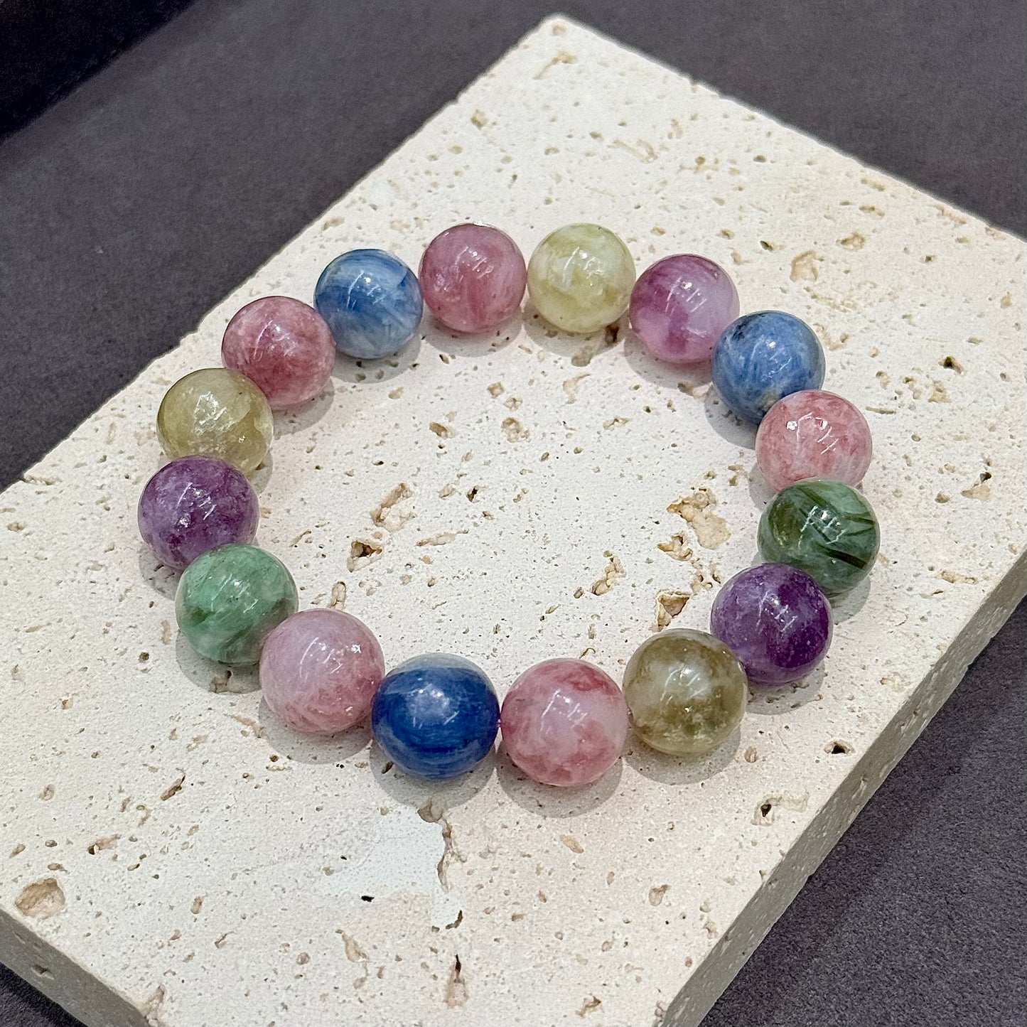 Multicolor Emerald Mica Bracelet - Candy Shine