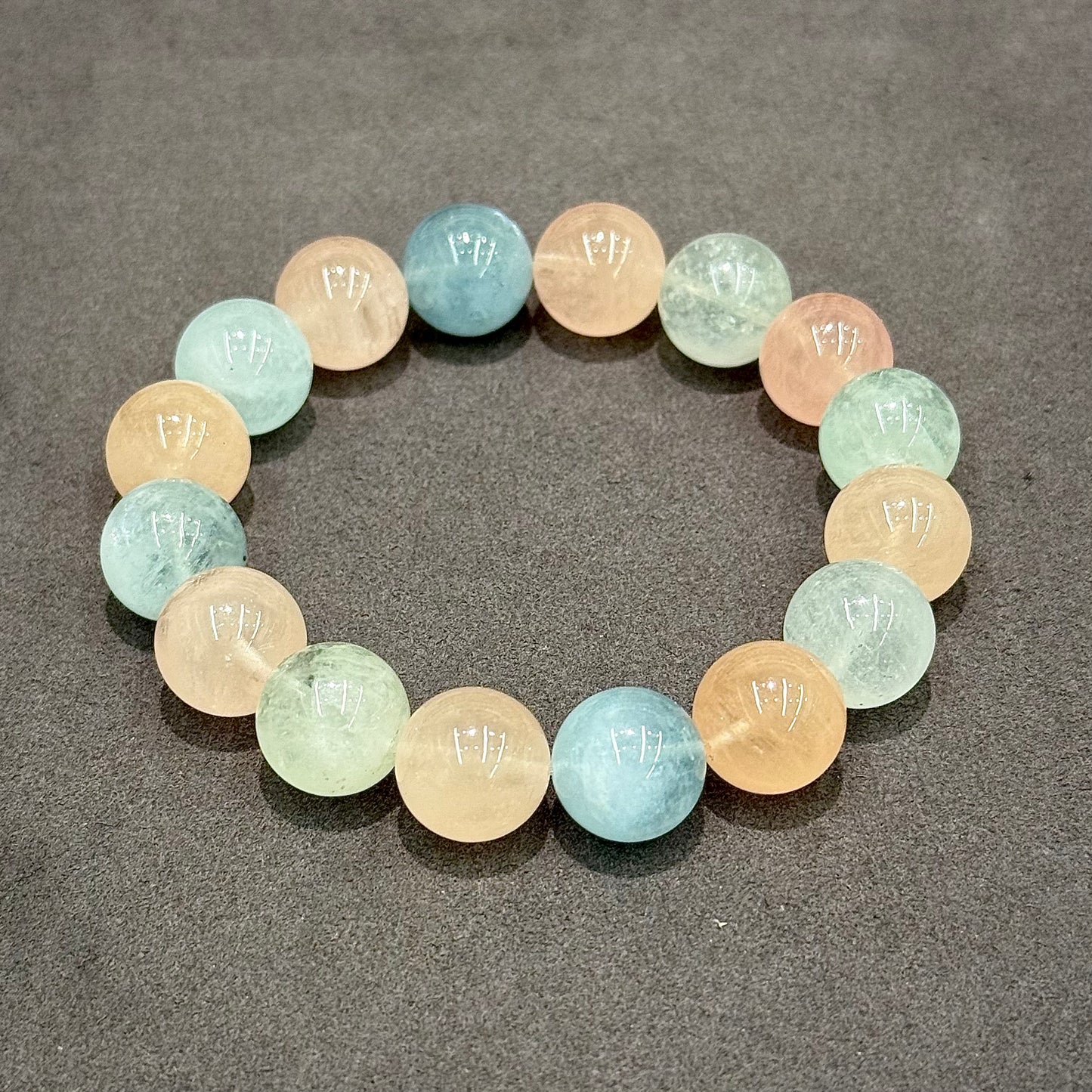 Multicolor Morganite Bracelet - Icy Candy & Blossom