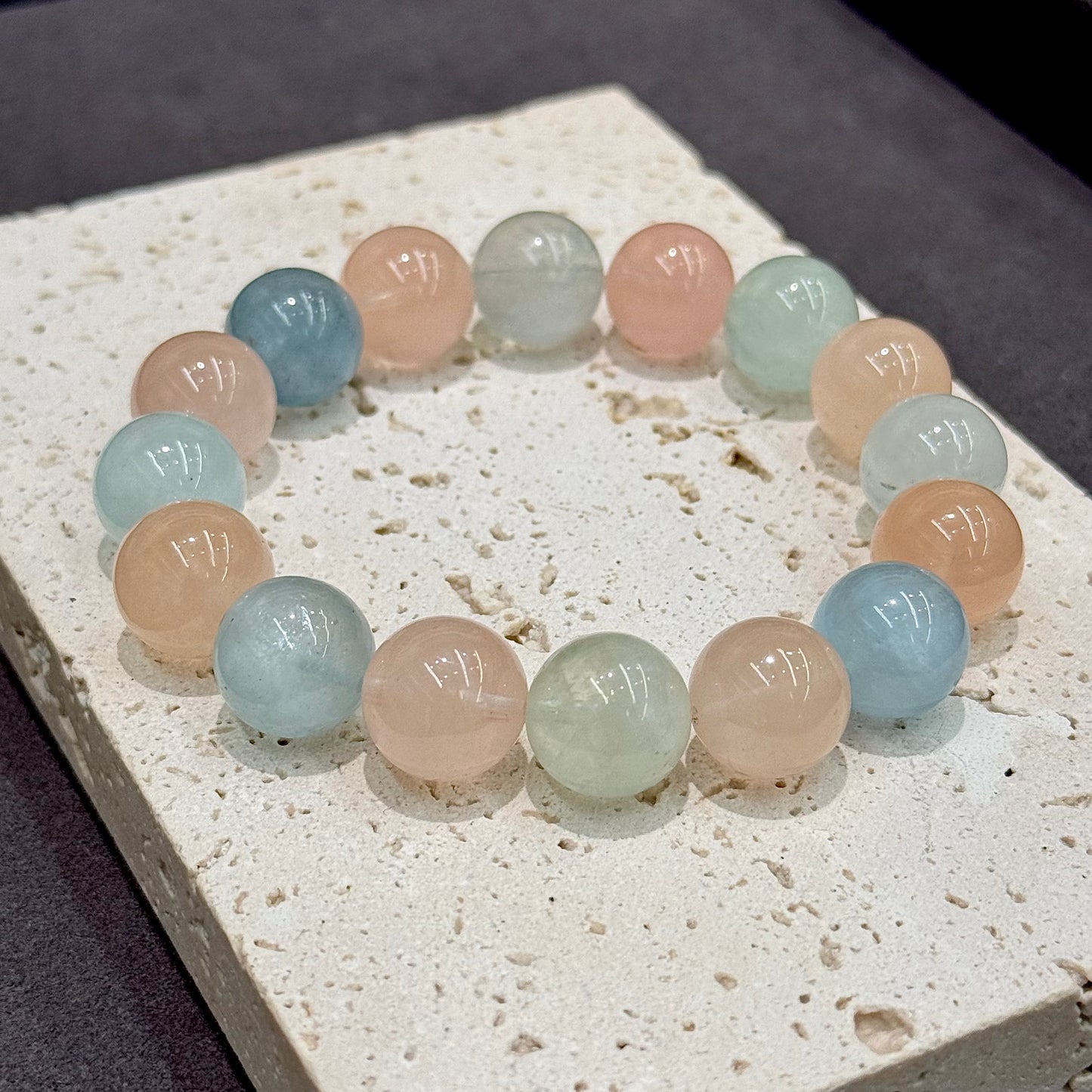 Multicolor Morganite Bracelet - Icy Candy & Blossom