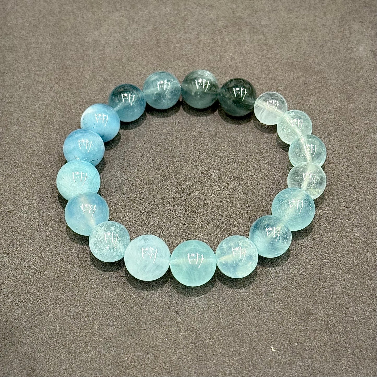 Gradient Aquamarine Bracelet - Ocean Breath