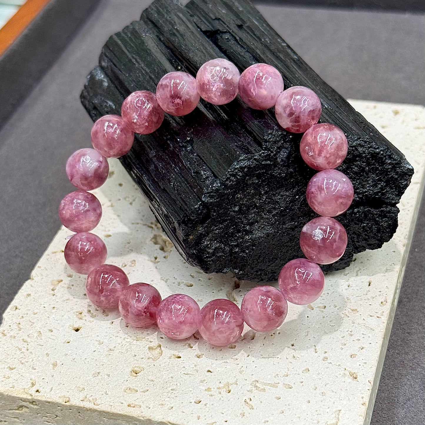 Pink-Purple Emerald Bracelet - Rosy Amora