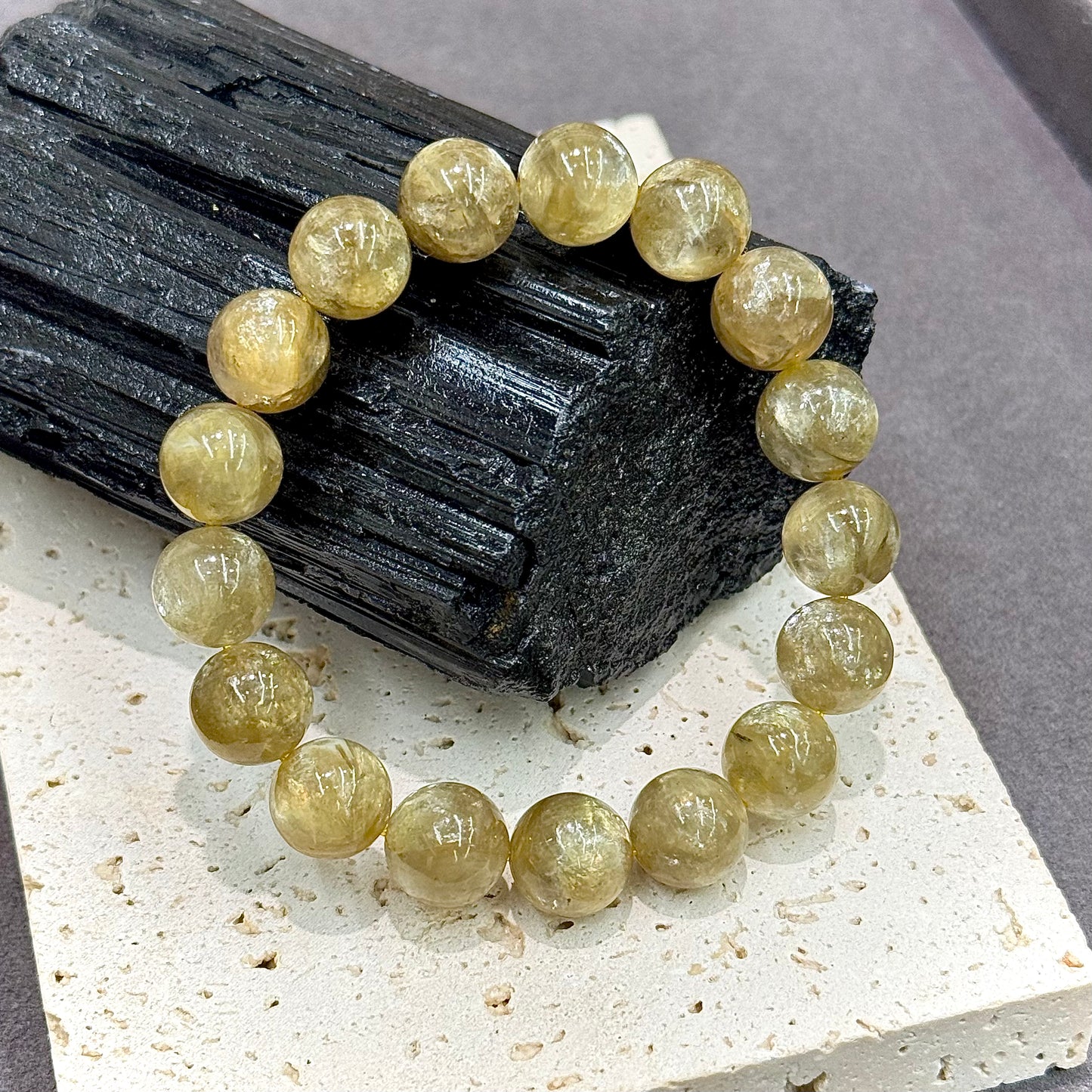 Golden Emerald (Yellow-Green) Bracelet - Golden Verdant · Growth & Vitality