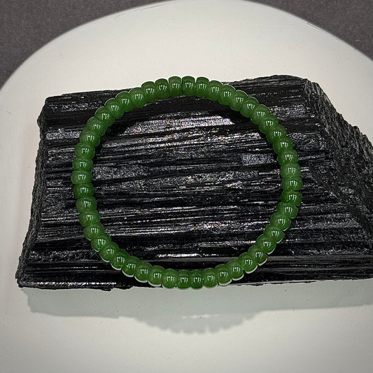 Russian Nephrite Jade Bracelet - Harvest Year 丰年