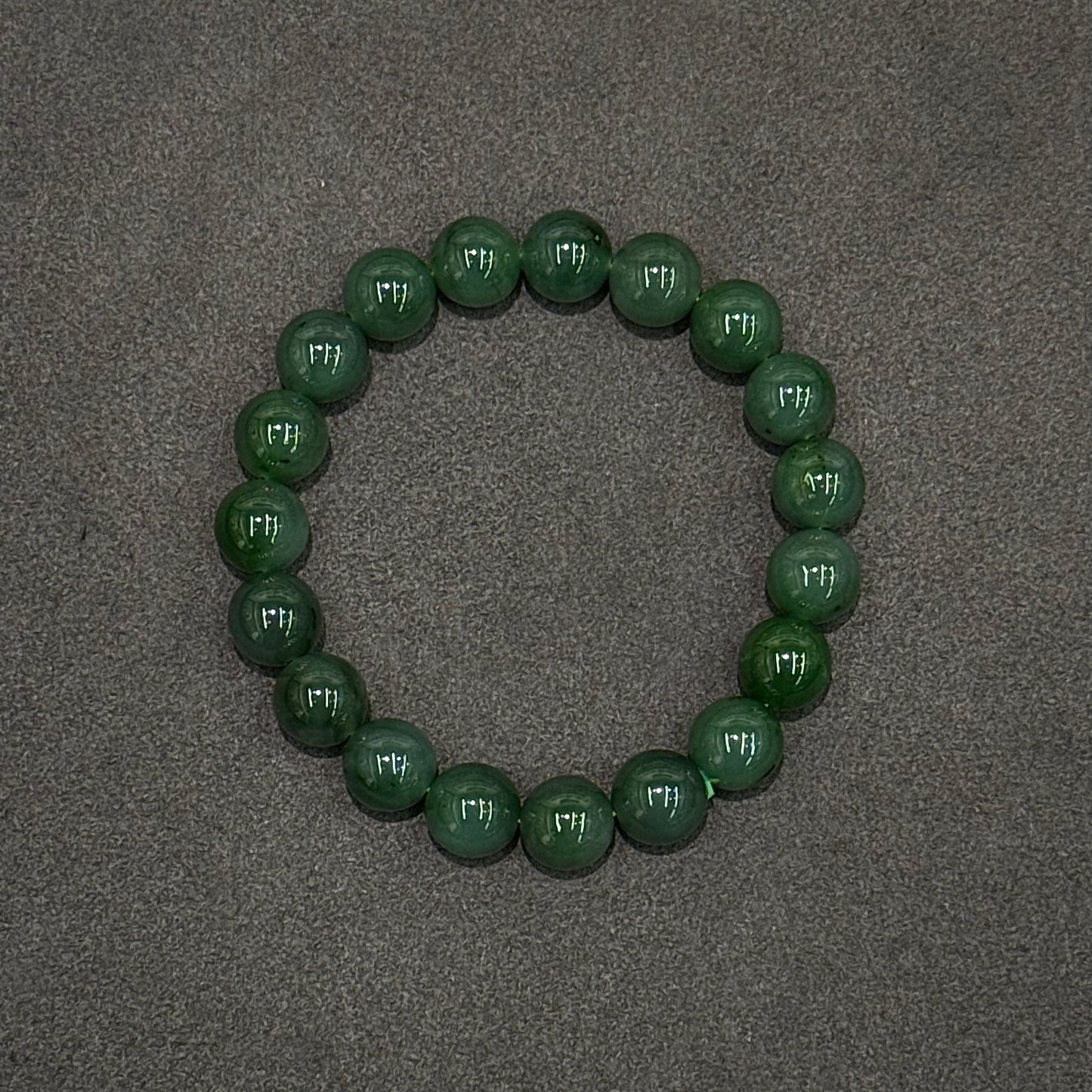 Russian Nephrite Jade Bracelet - Evergreen Harmony 常青