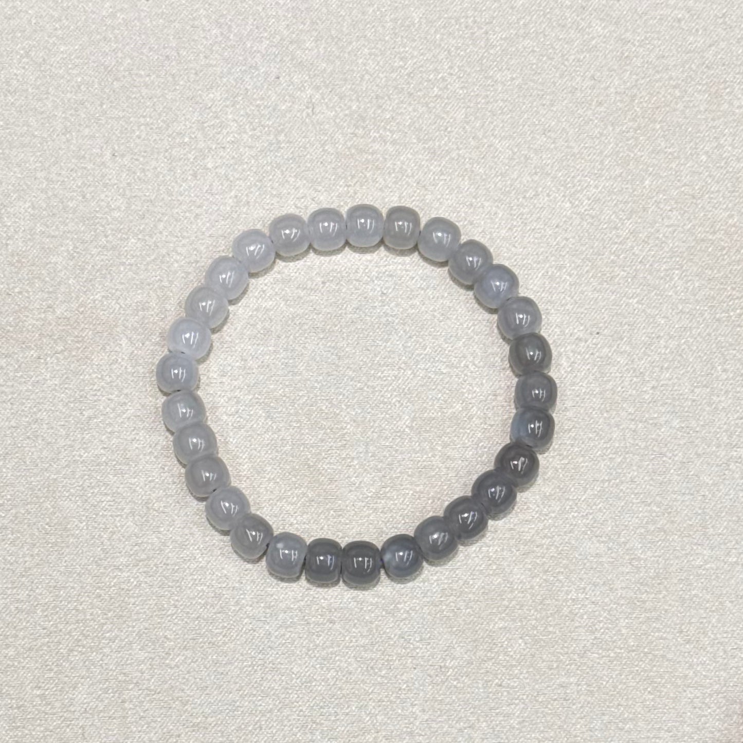 Smoky Purple Hetian Nephrite Jade Bracelet - Misty Rain 烟雨里
