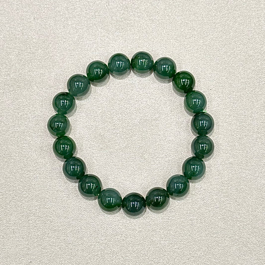 Russian Nephrite Jade Bracelet - Evergreen Harmony 常青