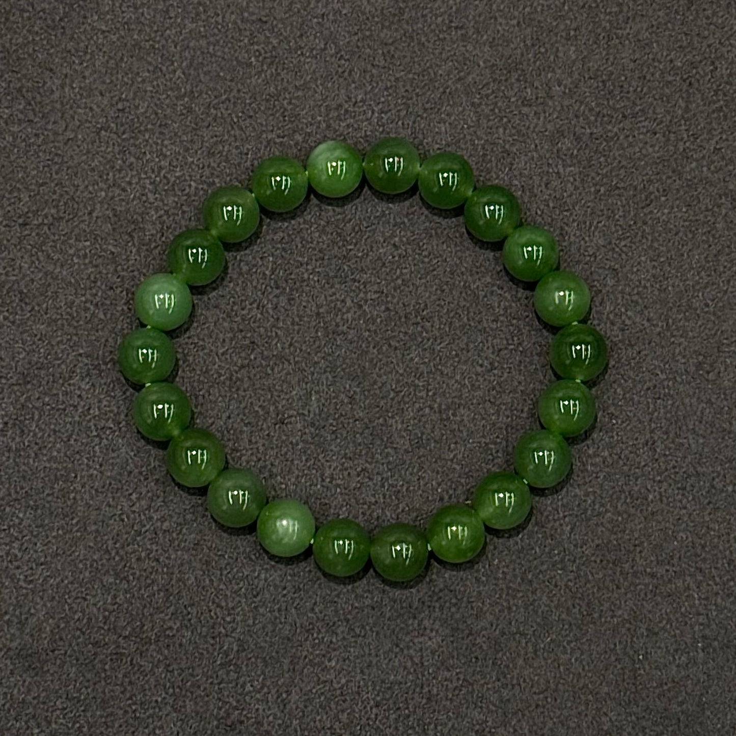 Cat’s Eye Nephrite Jade Bracelet - Green Apple 果绿