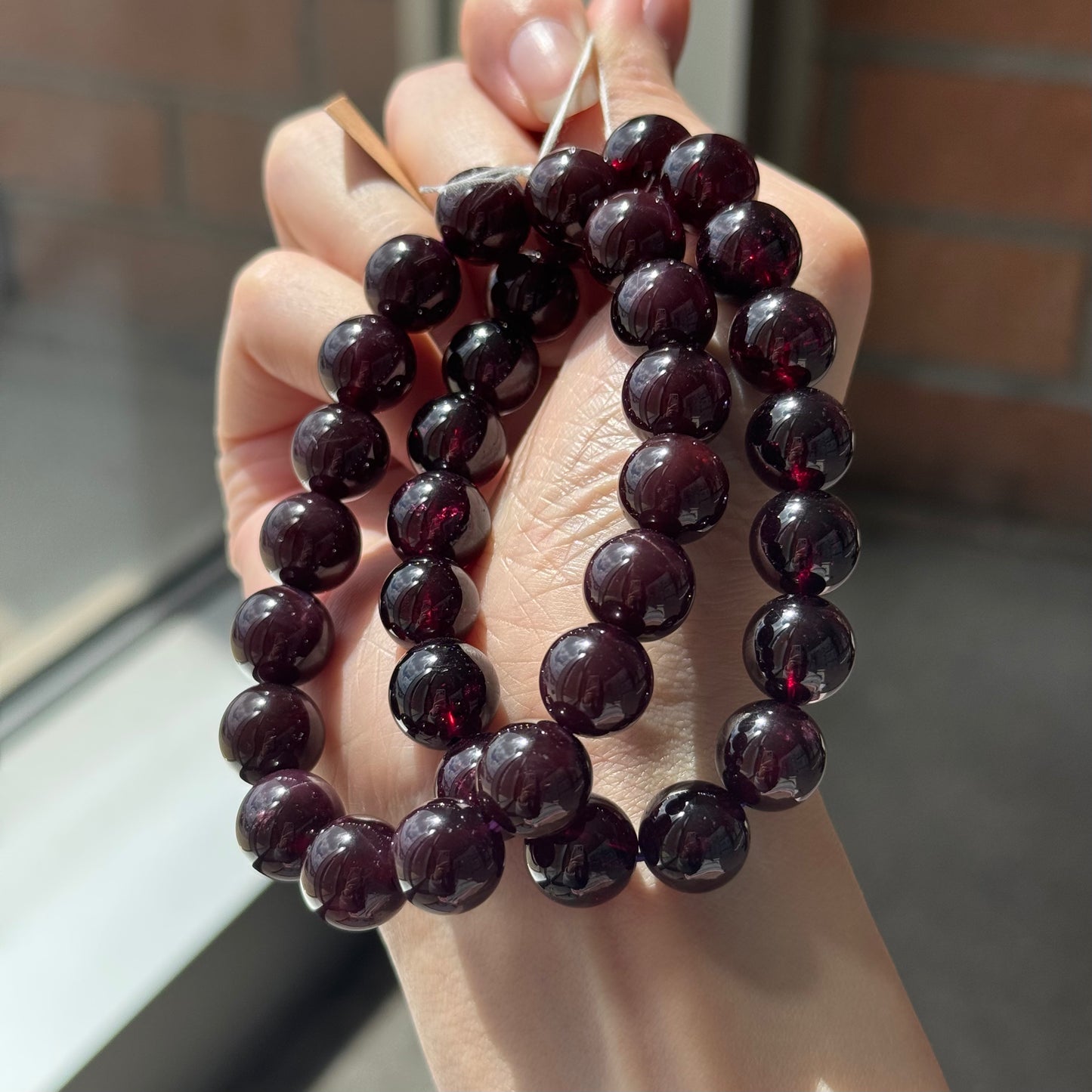 Mozambique Garnet Bracelet - Crimson Royale