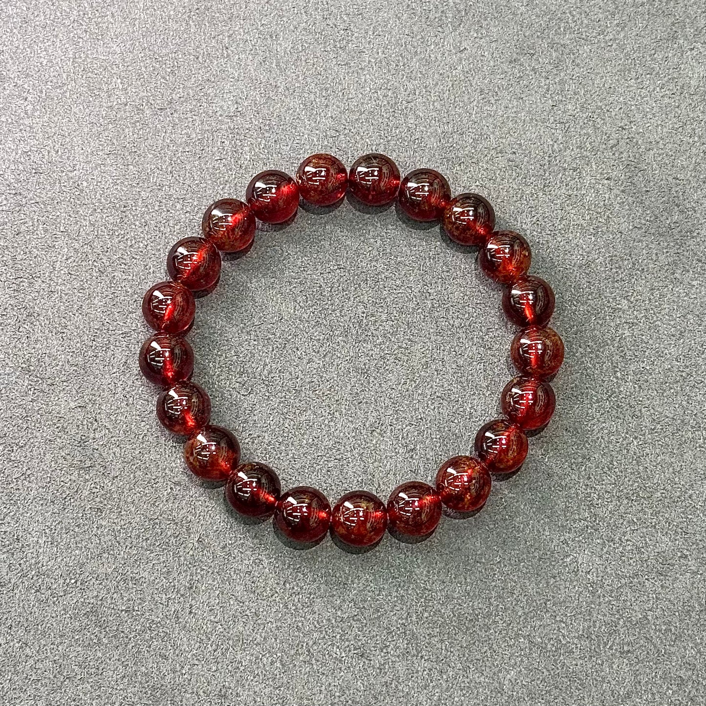 Sparkling Red Garnet Bracelet - Starlit Merlot
