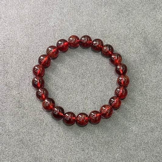 Sparkling Red Garnet Bracelet - Starlit Merlot