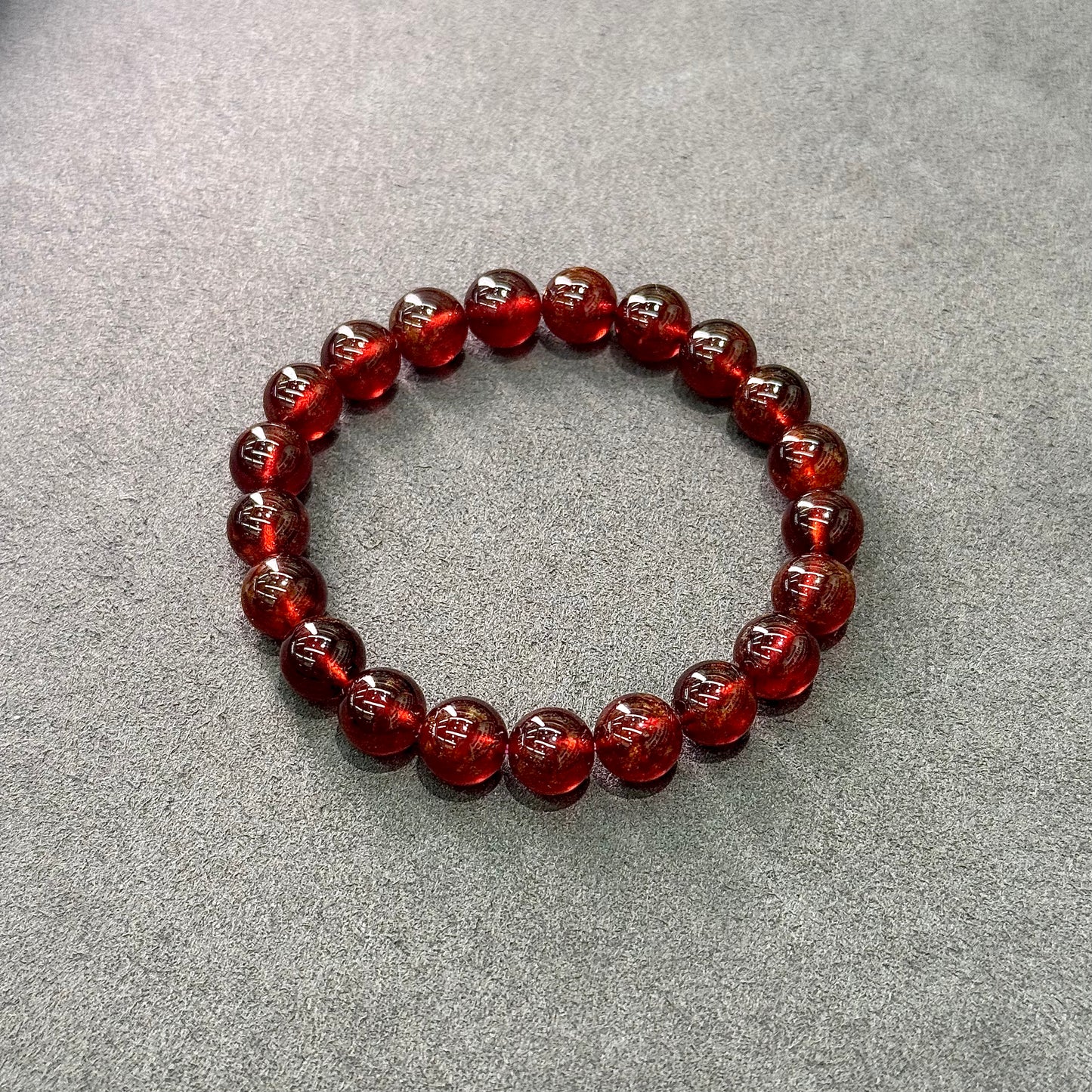 Sparkling Red Garnet Bracelet - Starlit Merlot