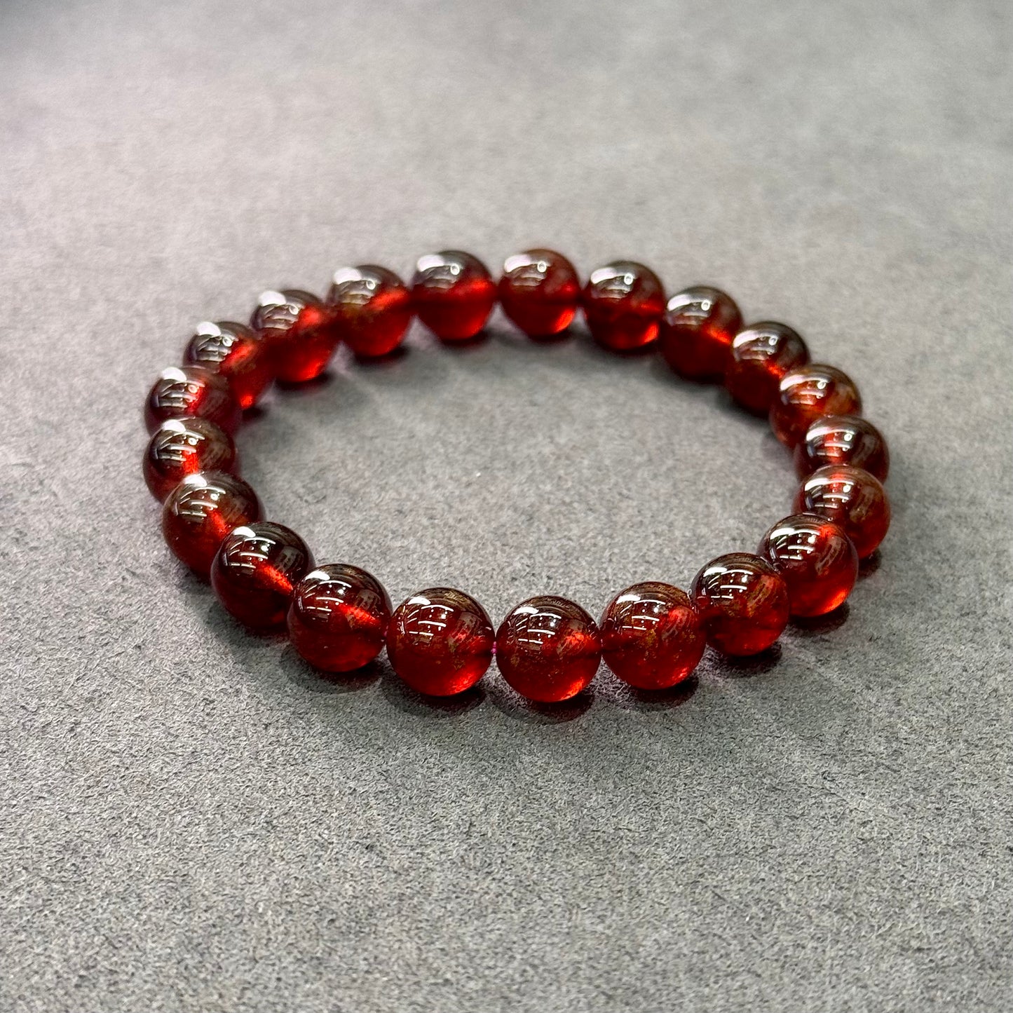 Sparkling Red Garnet Bracelet - Starlit Merlot