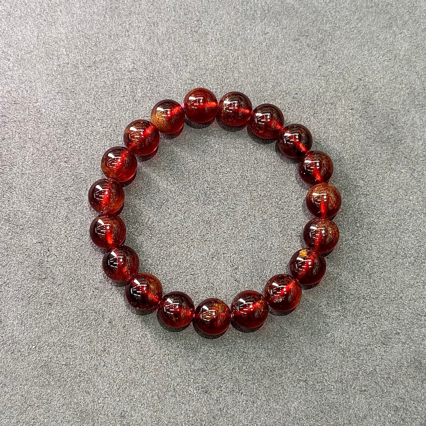 Sparkling Red Garnet Bracelet - Scarlet Stardust