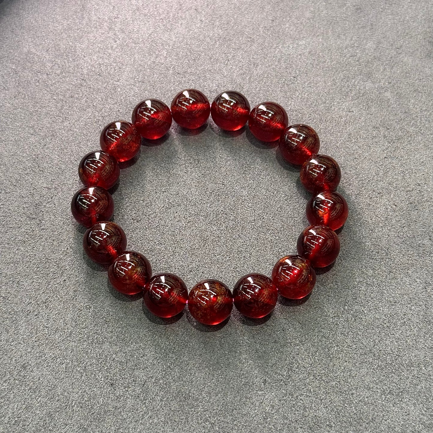 Wine Red Garnet Bracelet - Vintage Merlot