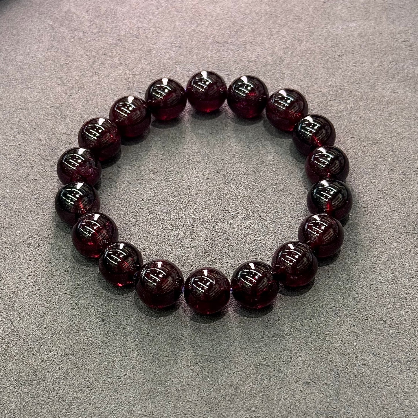 Mozambique Garnet Bracelet - Midnight Wine