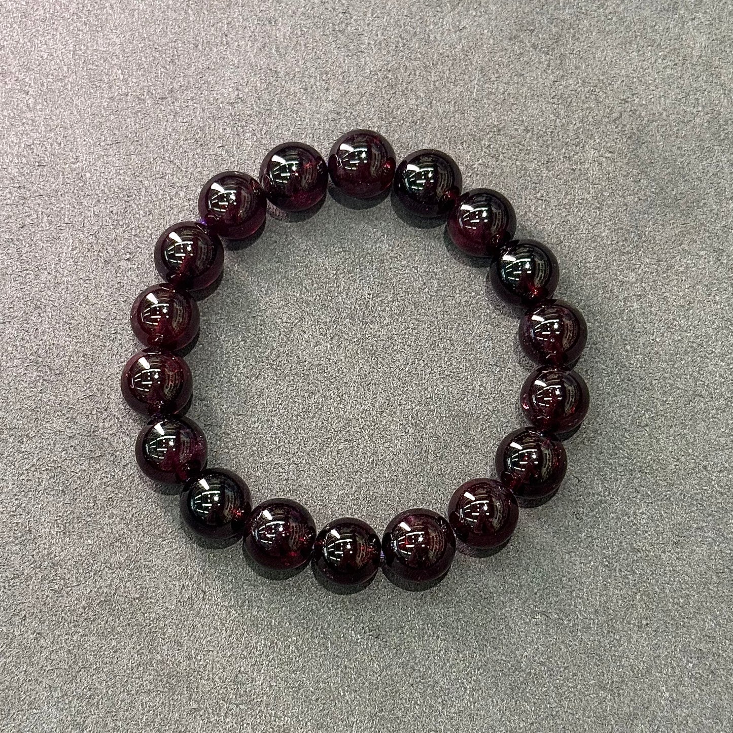 Mozambique Garnet Bracelet - Midnight Wine