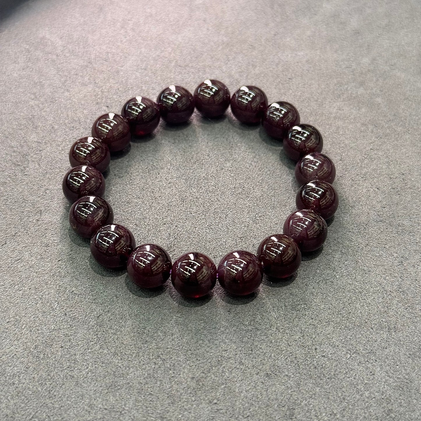 Mozambique Garnet Bracelet - Velvet Crimson