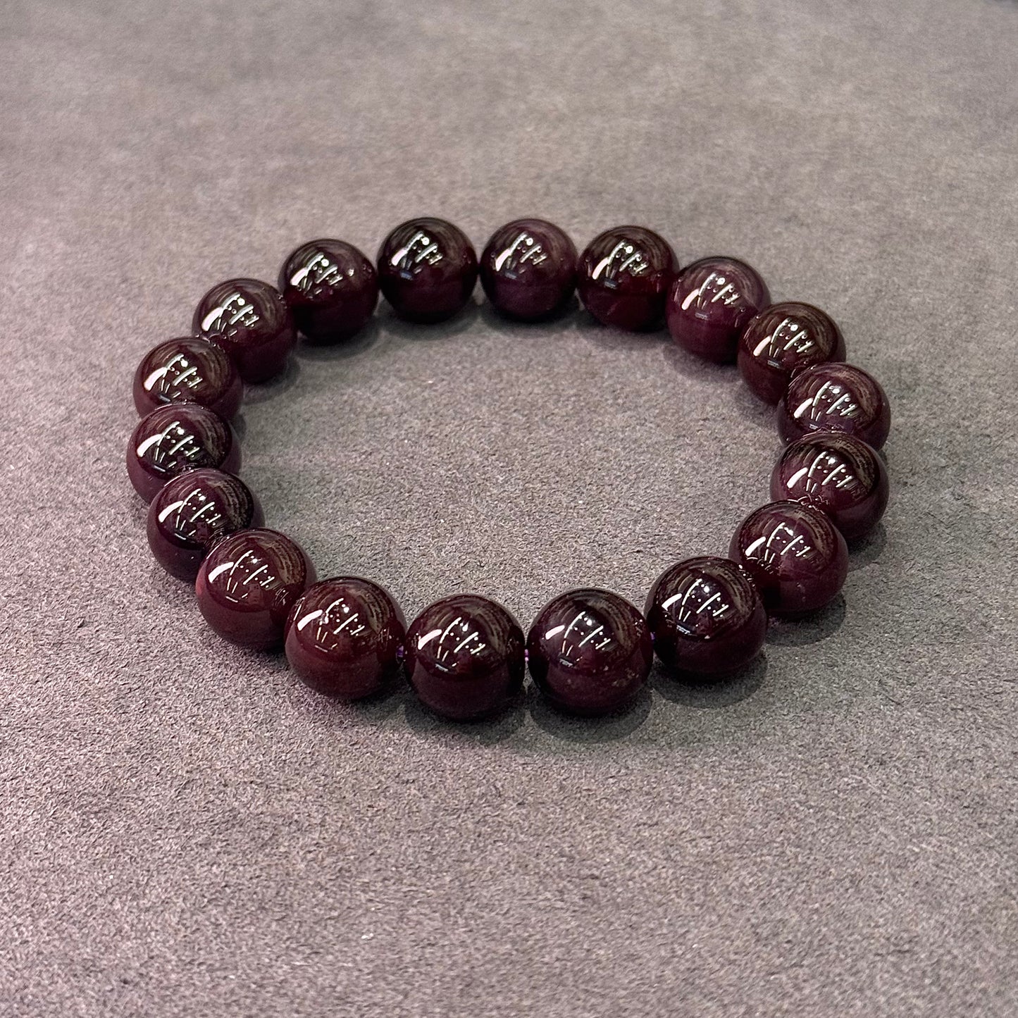 Mozambique Garnet Bracelet - Velvet Crimson
