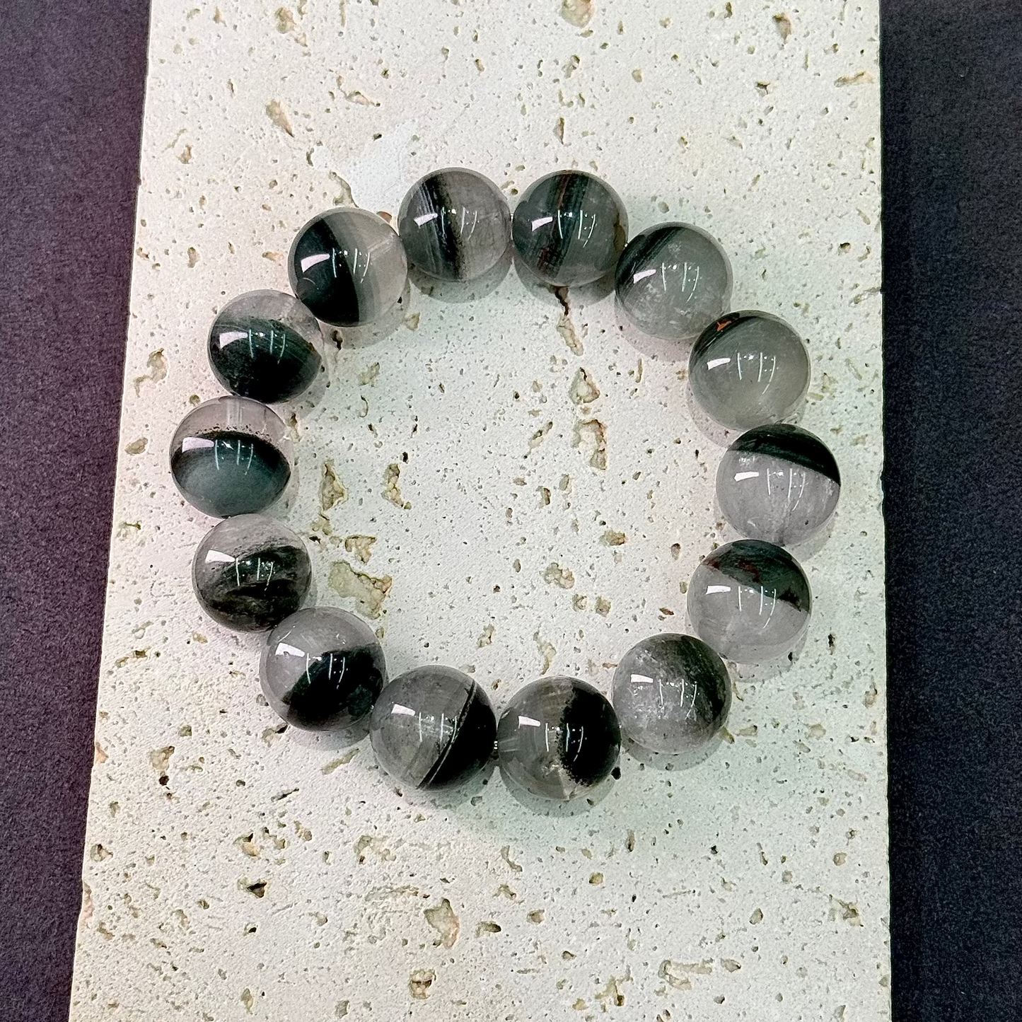 Green Phantom Quartz Bracelet - Emerald Fortune