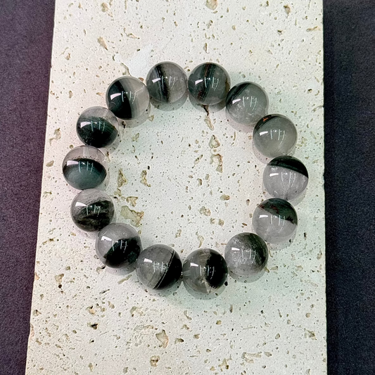 Green Phantom Quartz Bracelet - Emerald Fortune