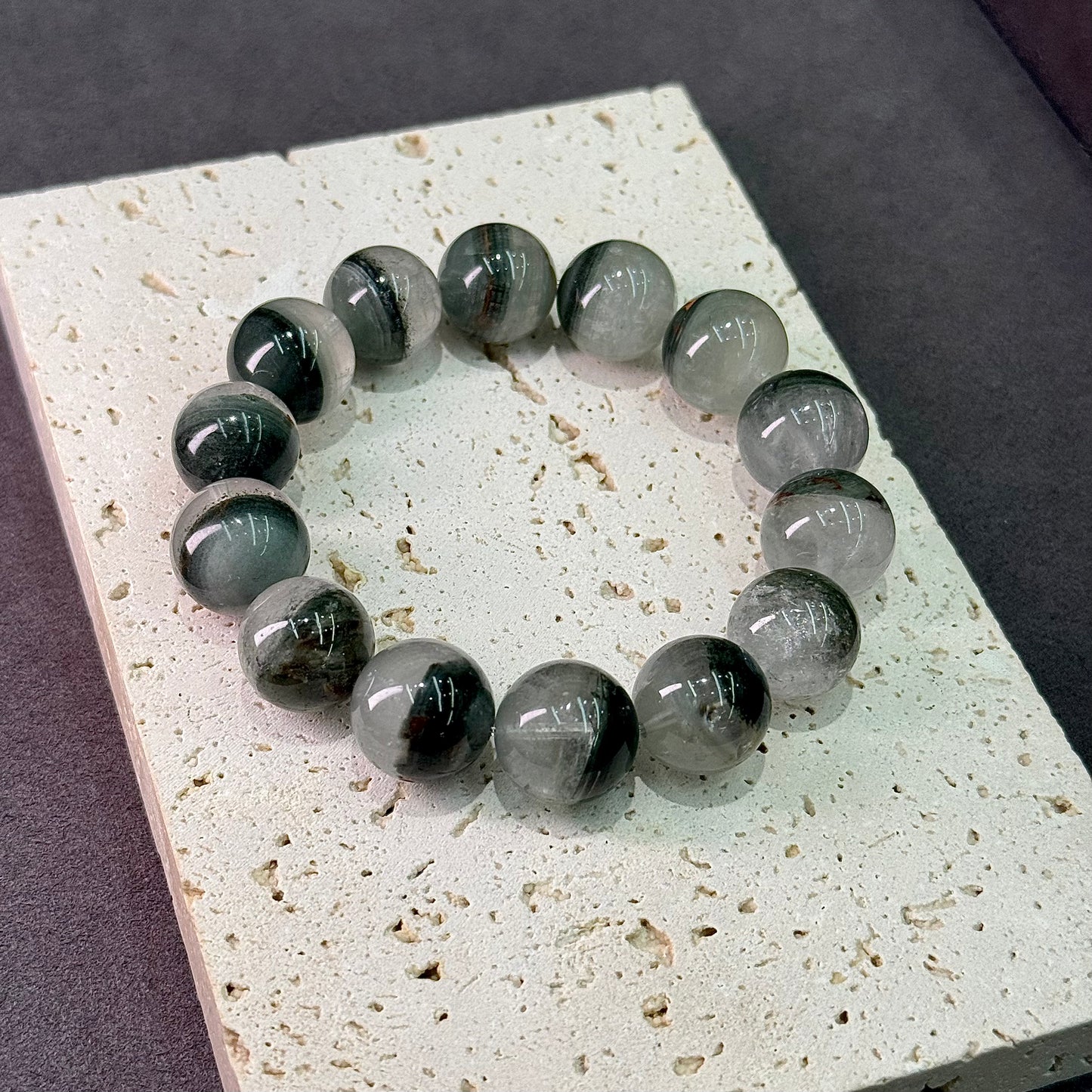 Green Phantom Quartz Bracelet - Emerald Fortune