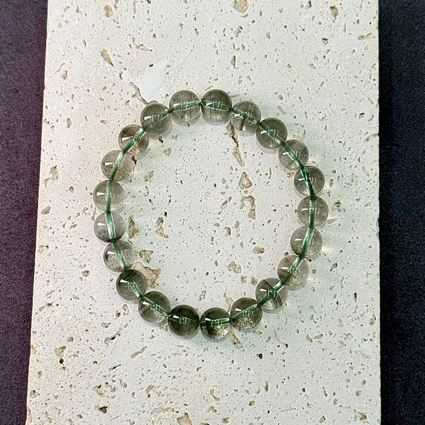 Green Phantom Quartz Bracelet - Jade Star Celestial Field