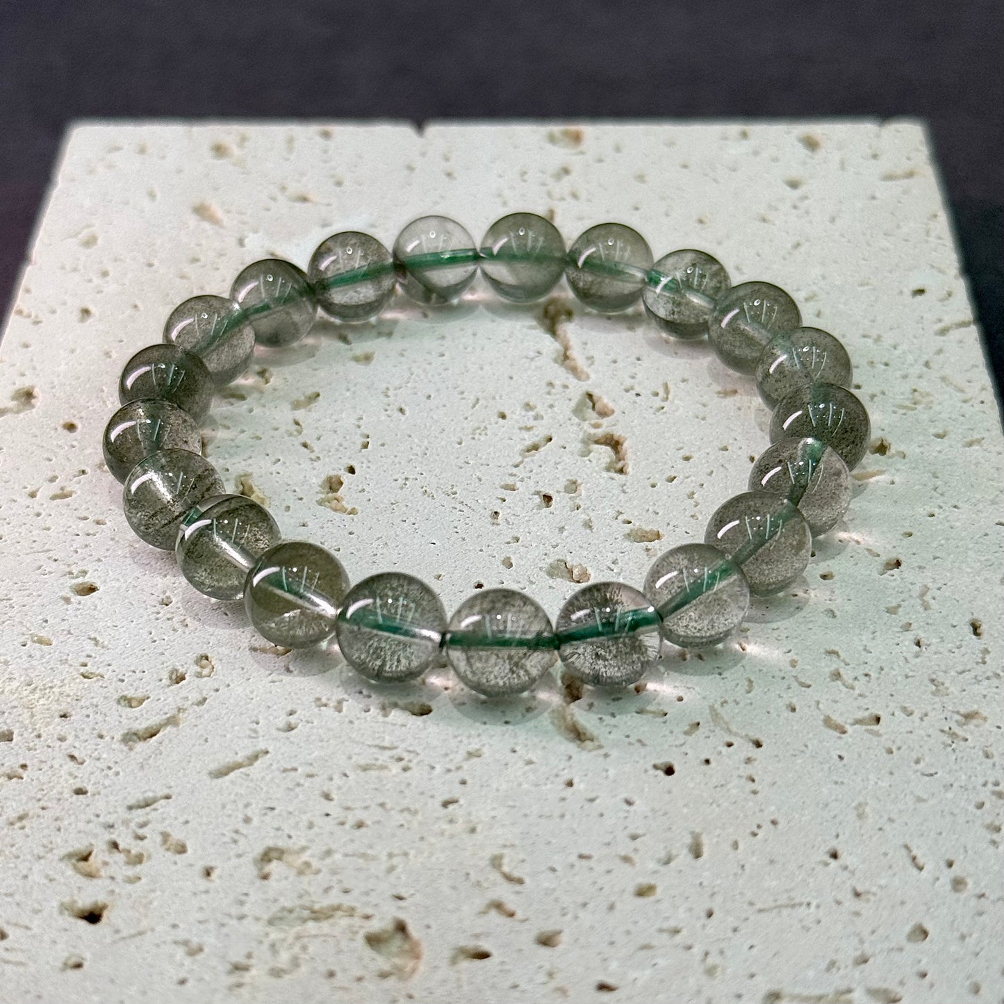 Green Phantom Quartz Bracelet - Jade Star Celestial Field