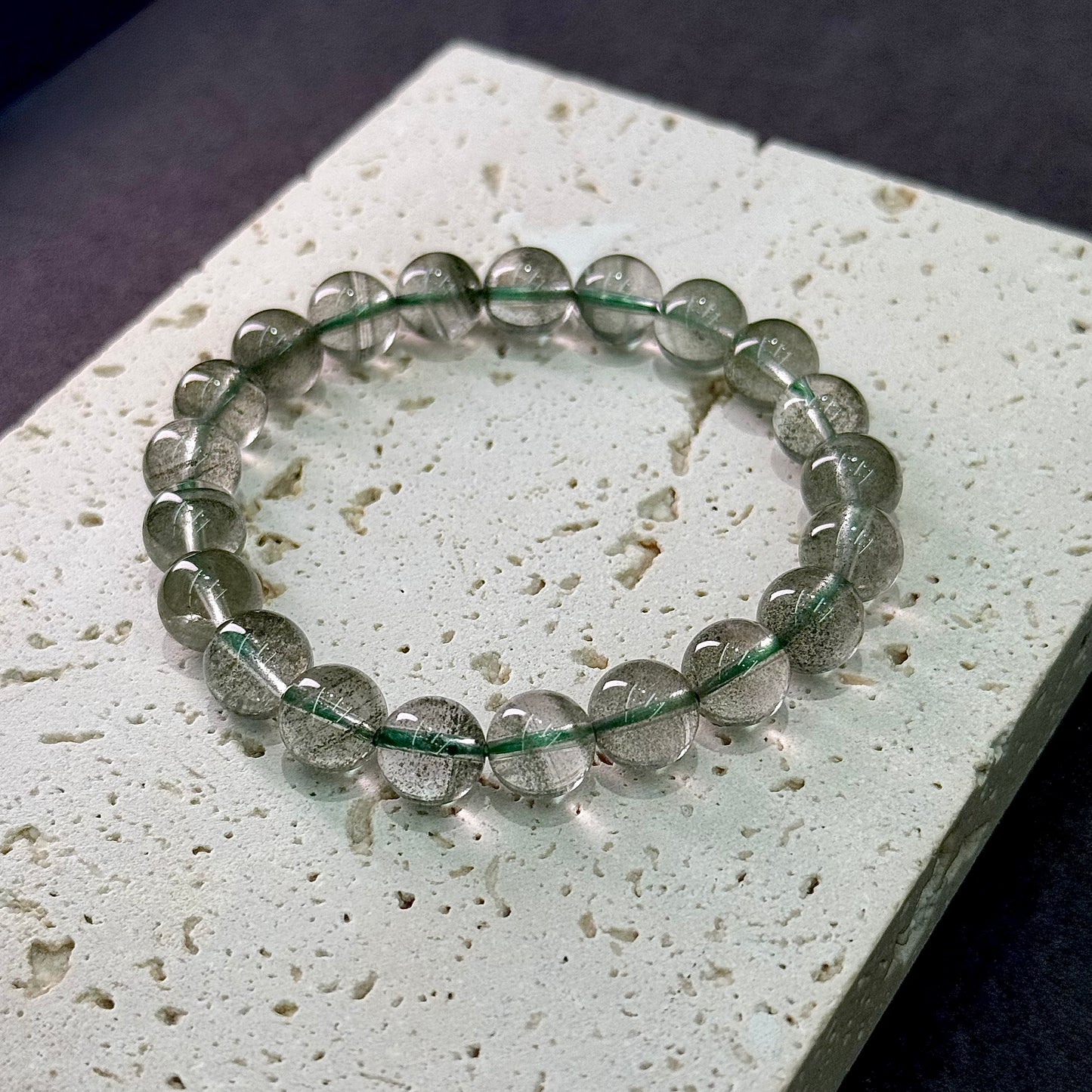 Green Phantom Quartz Bracelet - Jade Star Celestial Field