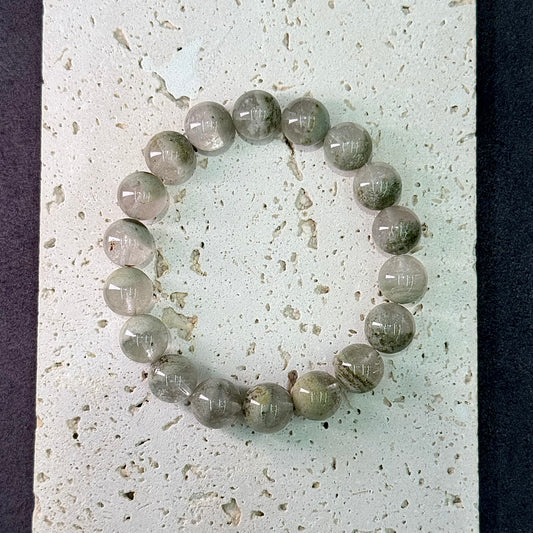 Green Phantom Quartz Bracelet - Matcha Treasure Bowl
