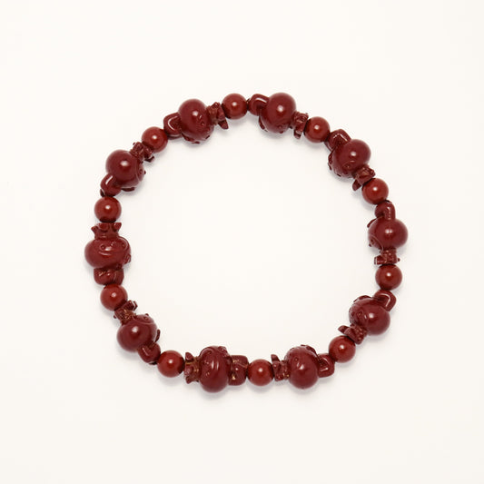 Rabbit Bless - Cinnabar Bracelet