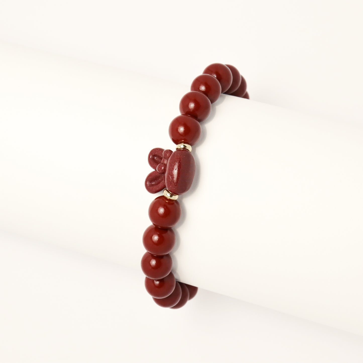 Fortune Rabbit - Meditate Cinnabar Bracelet