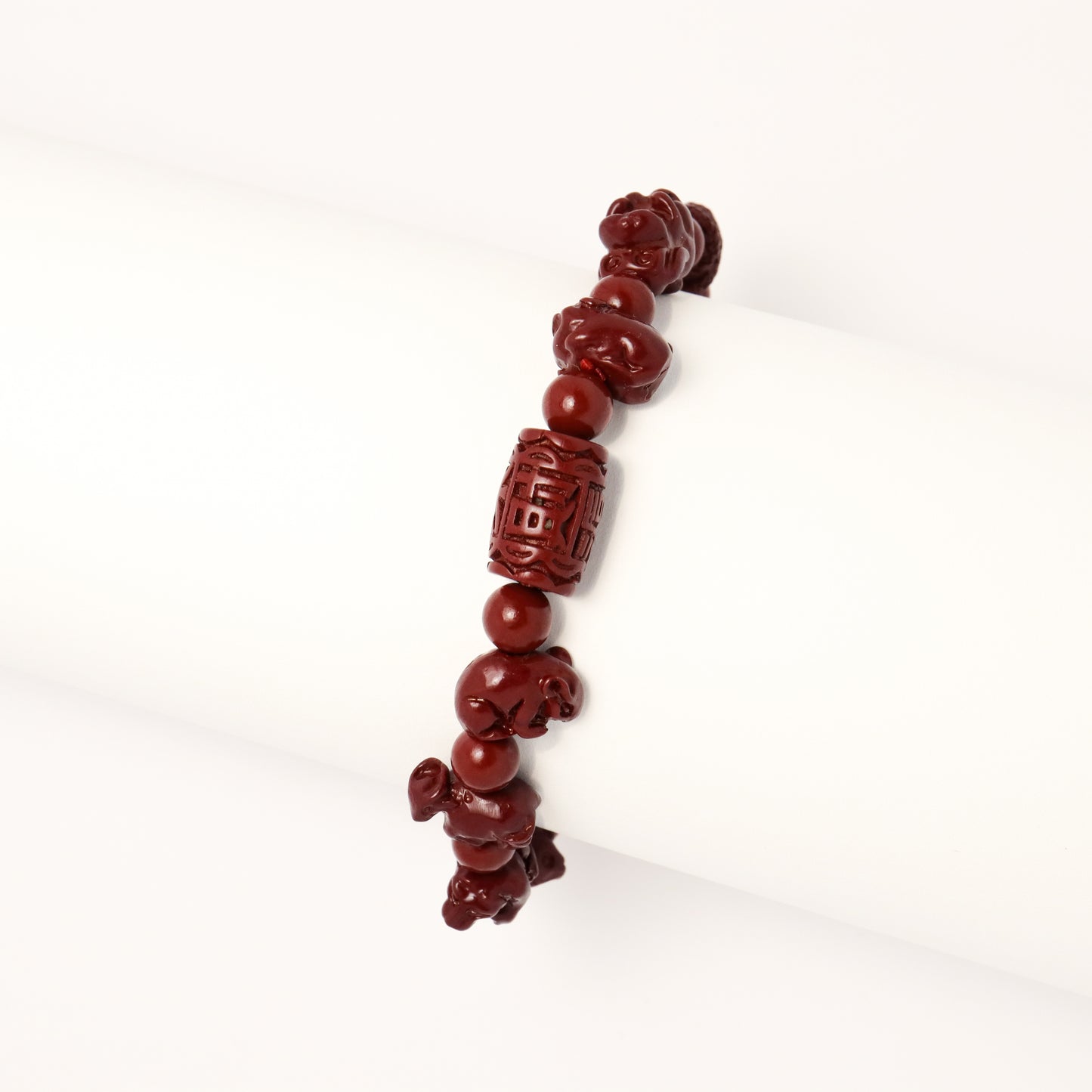 Twelve Chinese Zodiac - Meditate Cinnabar Bracelet