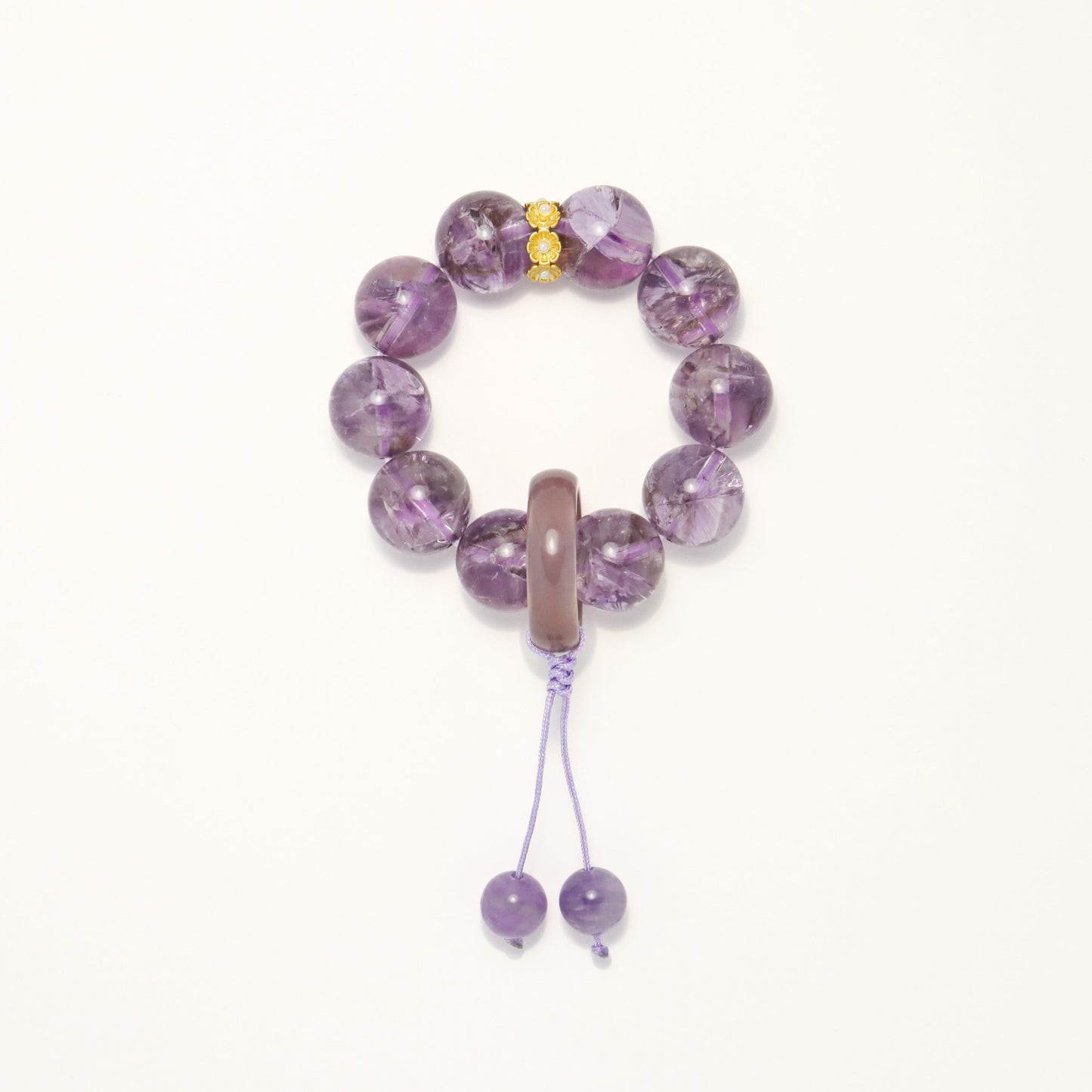 Purple Phantom - Amethyst Mini Finger Bracelet / Hand Pieces